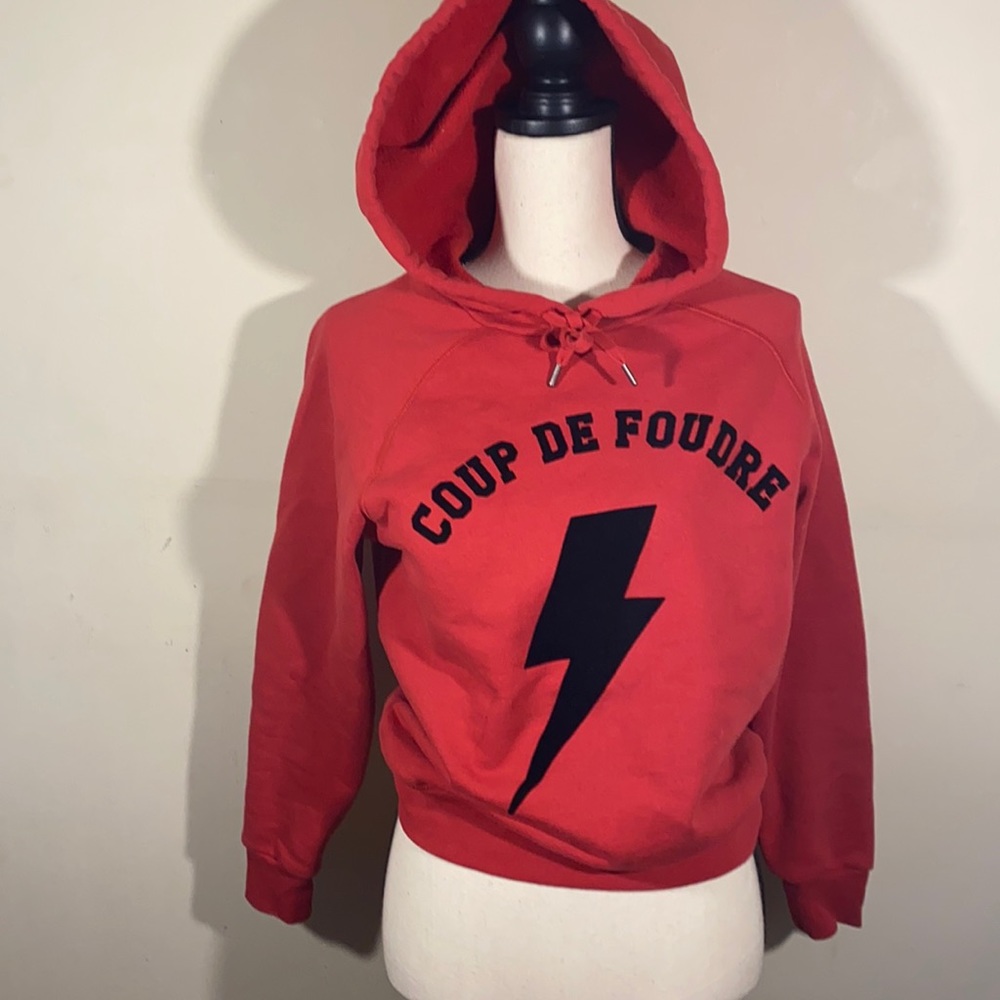 Frame red and black women’s hoodie size S